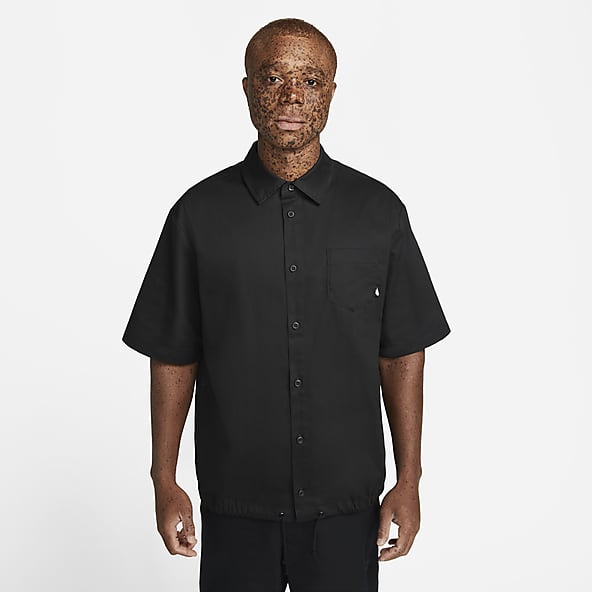 Nike button up top